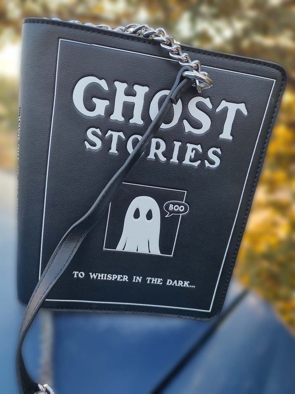 MAD Engine Black & White 'Ghost Stories' Crossbody Bag